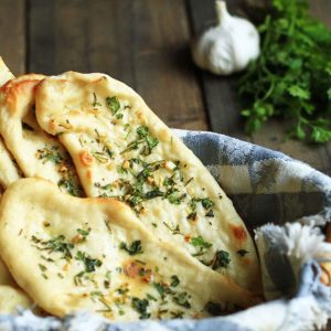 Garlic-And-Coriander-Naan - The 29029 Parkstone Restaurant - Nepalese and Indian Restaurant in Parkstone Poole Dorset