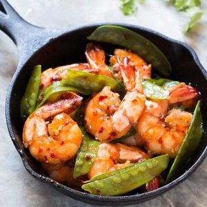 Stir-Fried Black Tiger Prawns