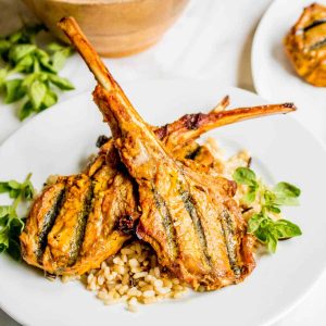 Tandoori Seared Lamb Rack
